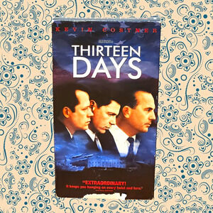 Thirteen Days VHS Full Screen PG-13 2001 New Line Home Video Kevin Costner CC